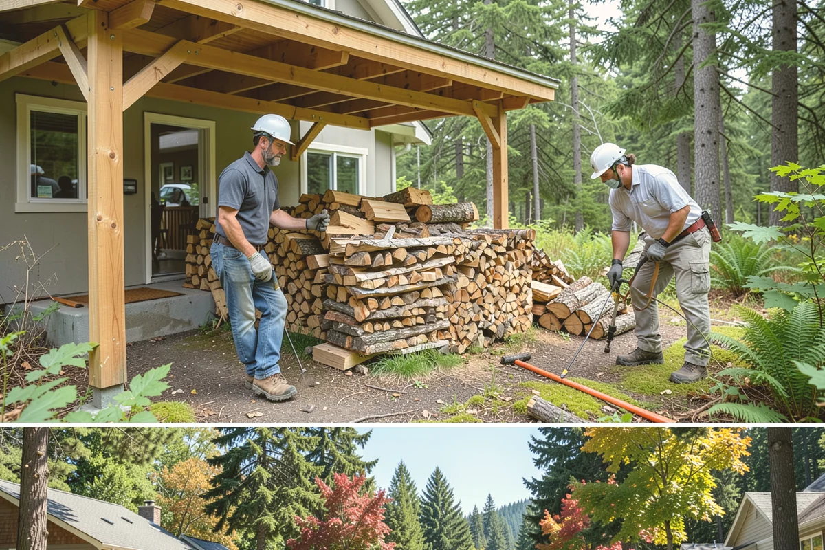 Air-Dried Firewood in Orting, Pierce County, WA - Available year-round, though spring and summer orders give you the widest selection of well-cured stock.