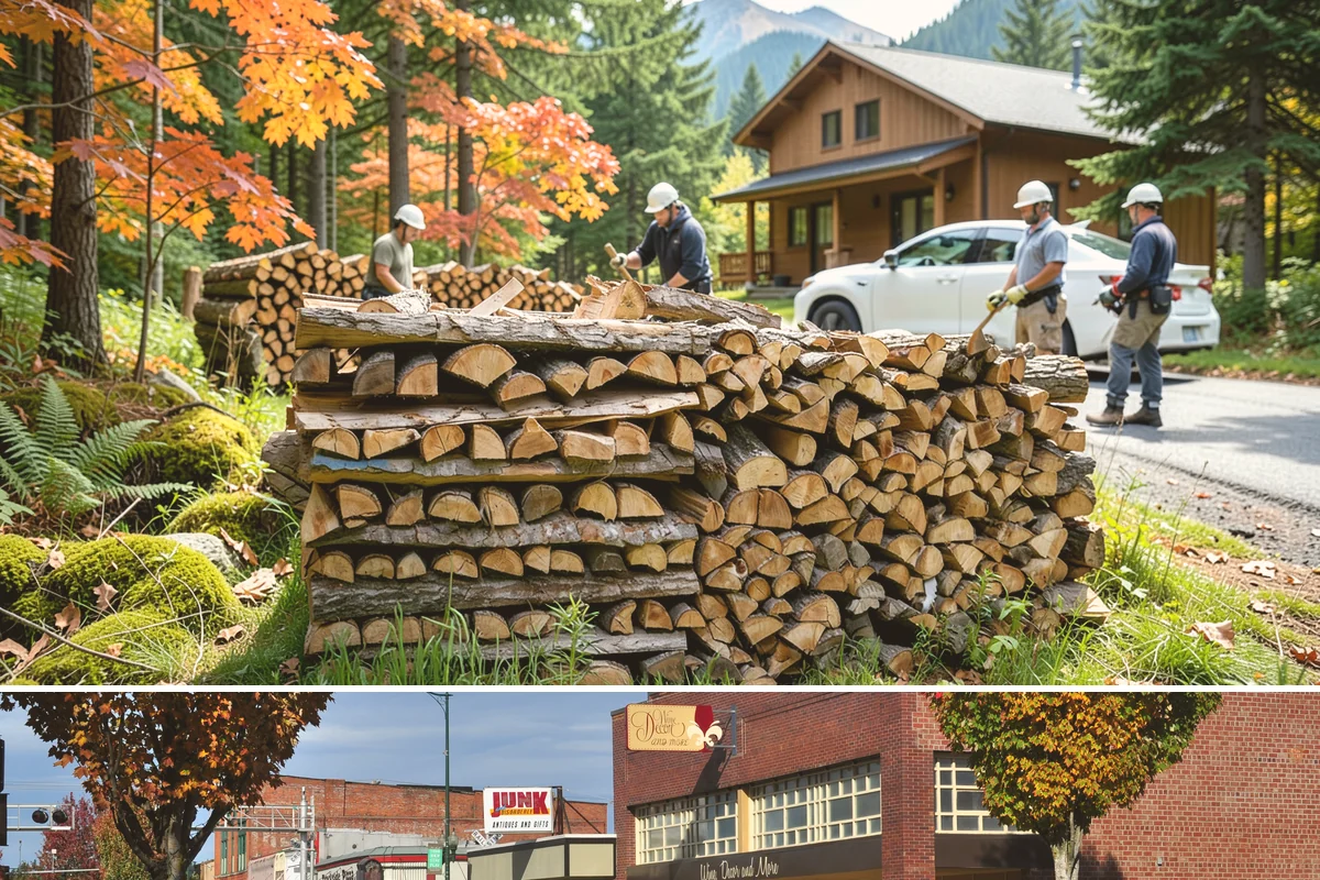 Air-Dried Firewood in Puyallup, Pierce County, WA - Available year-round, though spring and summer orders give you the widest selection of well-cured stock.