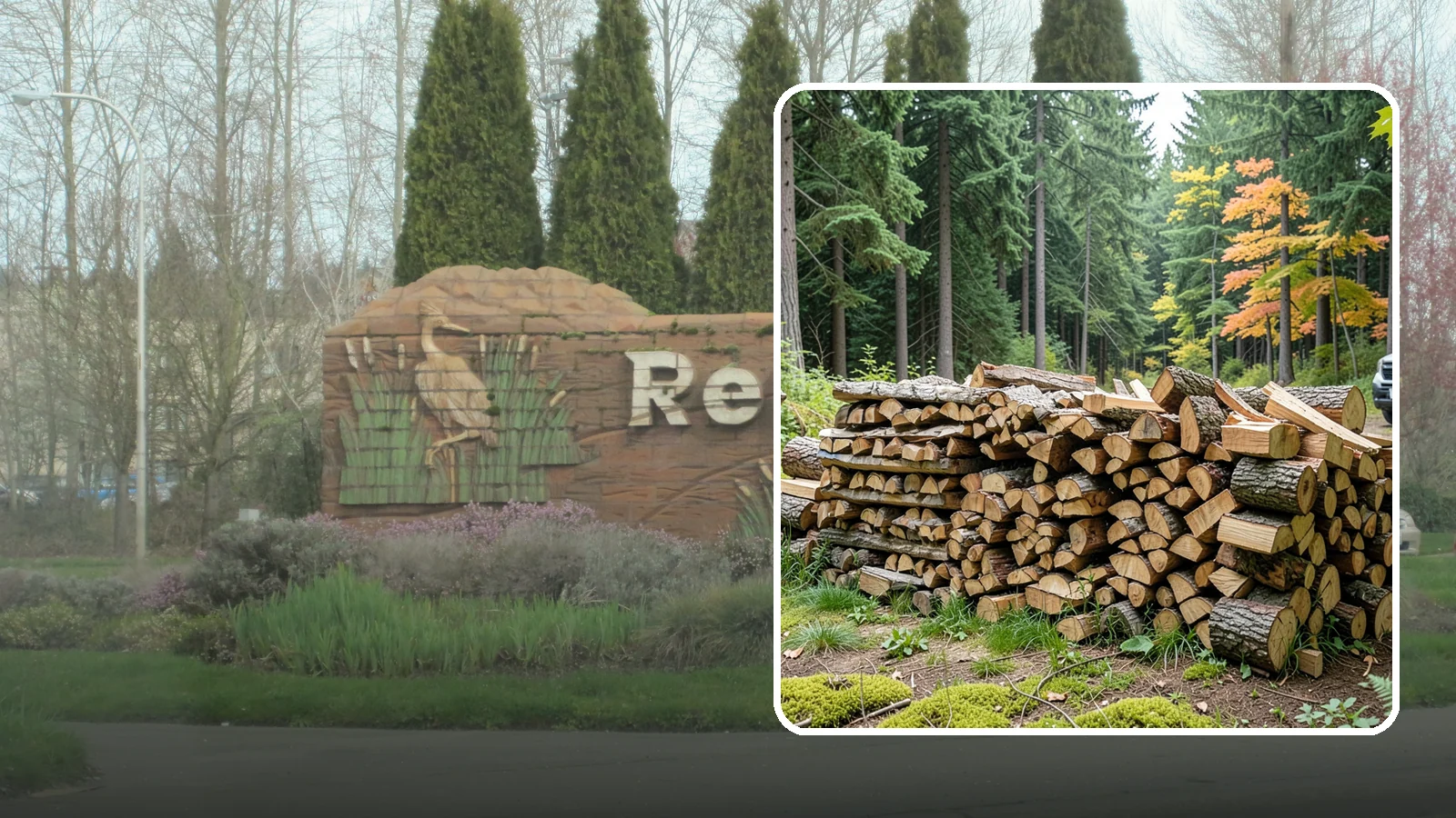 Air-Dried Firewood in Renton, King County, WA - Wood that has cured naturally outdoors through open-air seasoning for reliable burning.