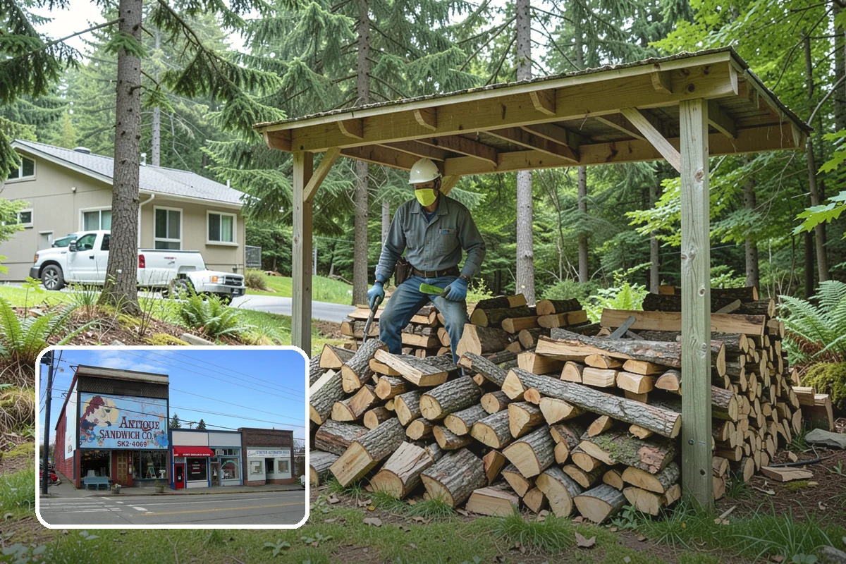 Air-Dried Firewood in Ruston, Pierce County, WA - Naturally cured without added energy cost