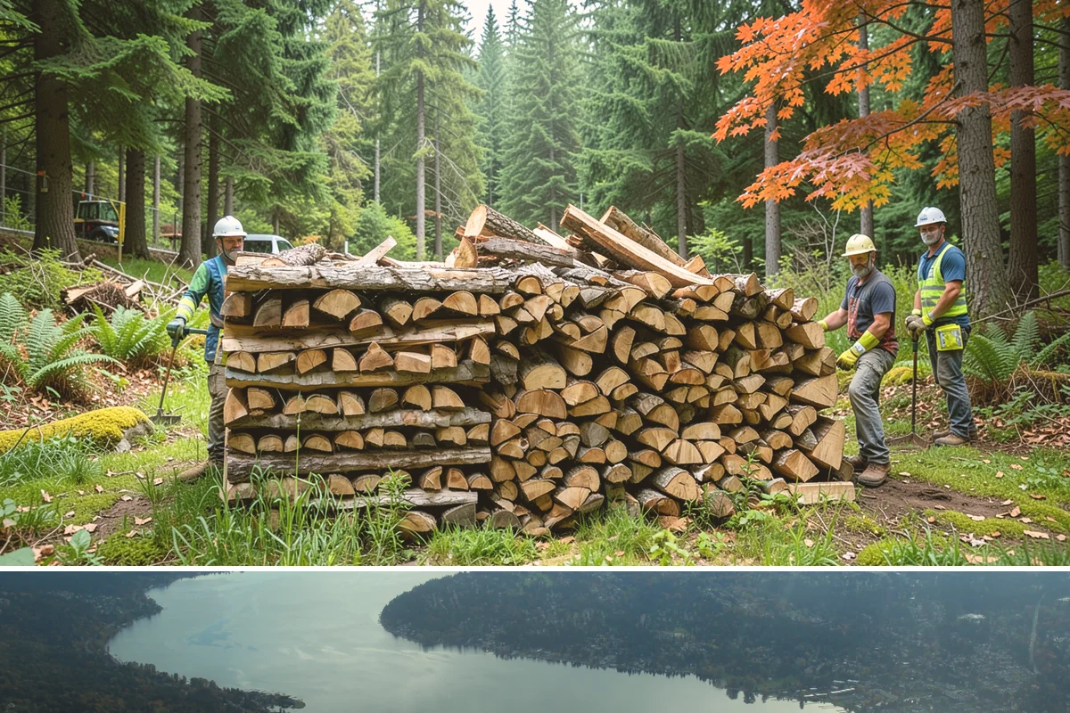 Air-Dried Firewood in Sammamish, King County, WA - Available year-round, though spring and summer orders give you the widest selection of well-cured stock.
