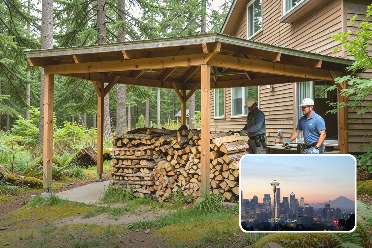 Air-Dried Firewood in Seattle, WA - Naturally cured without added energy cost