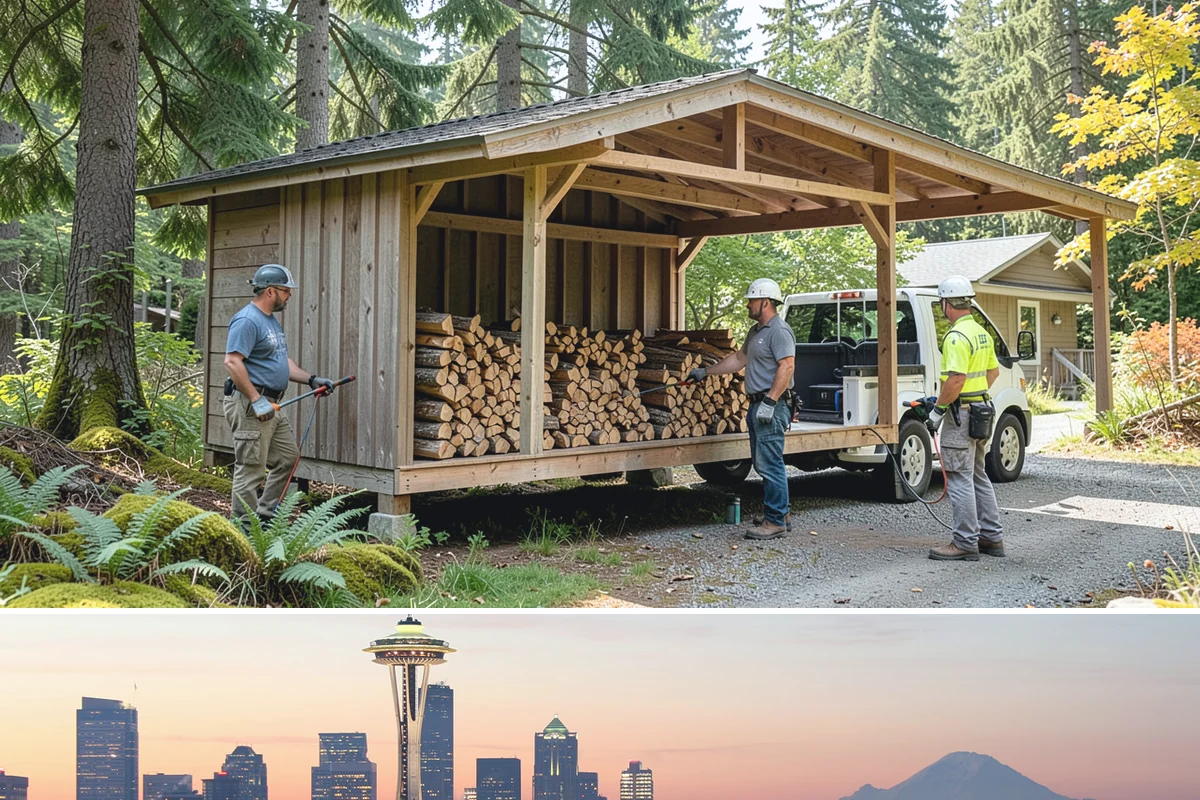 Air-Dried Firewood in Seattle, WA - Available year-round, though spring and summer orders give you the widest selection of well-cured stock.