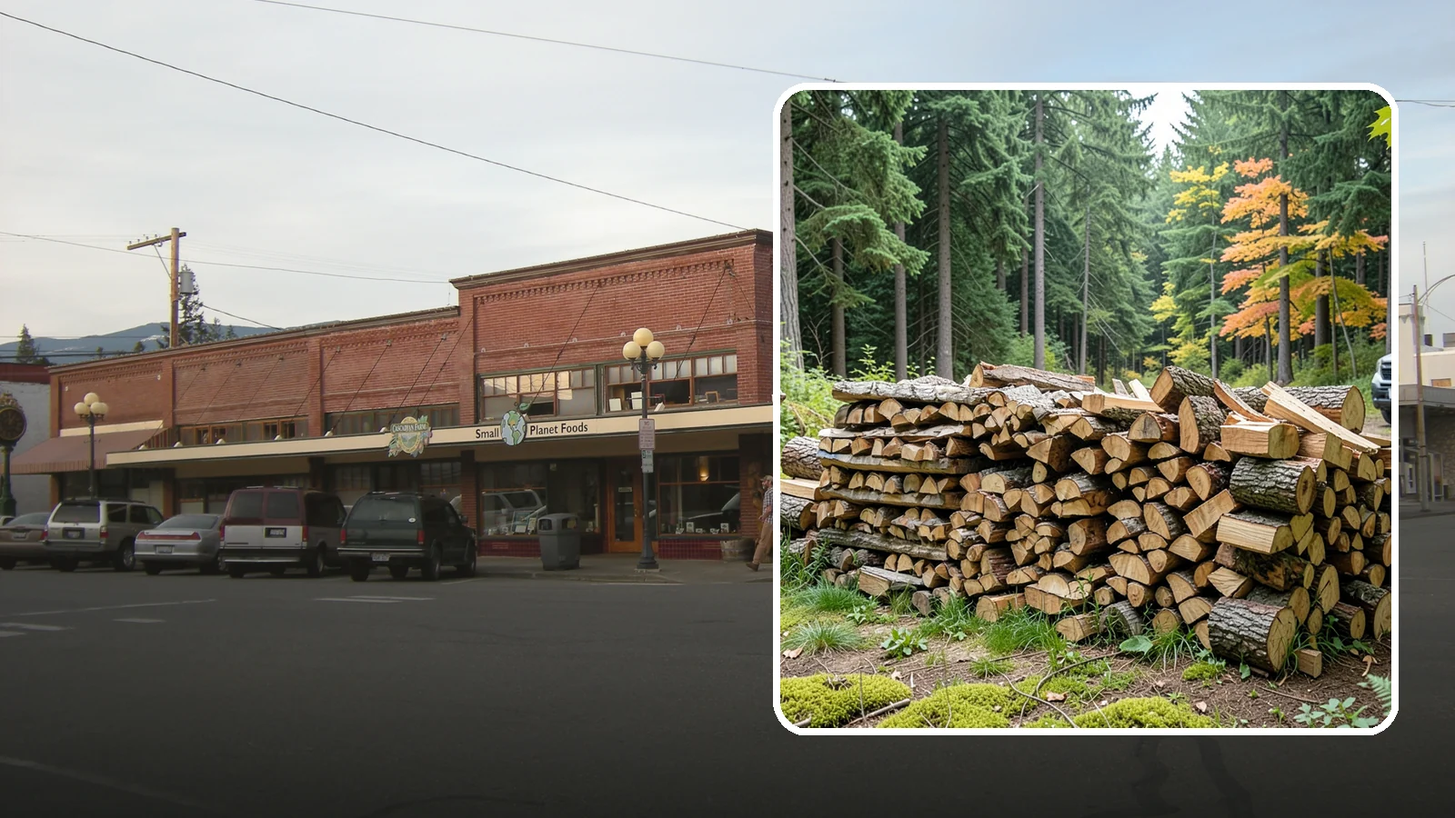 Air-Dried Firewood in Sedro-Woolley, Skagit County, WA - Wood that has cured naturally outdoors through open-air seasoning for reliable burning.