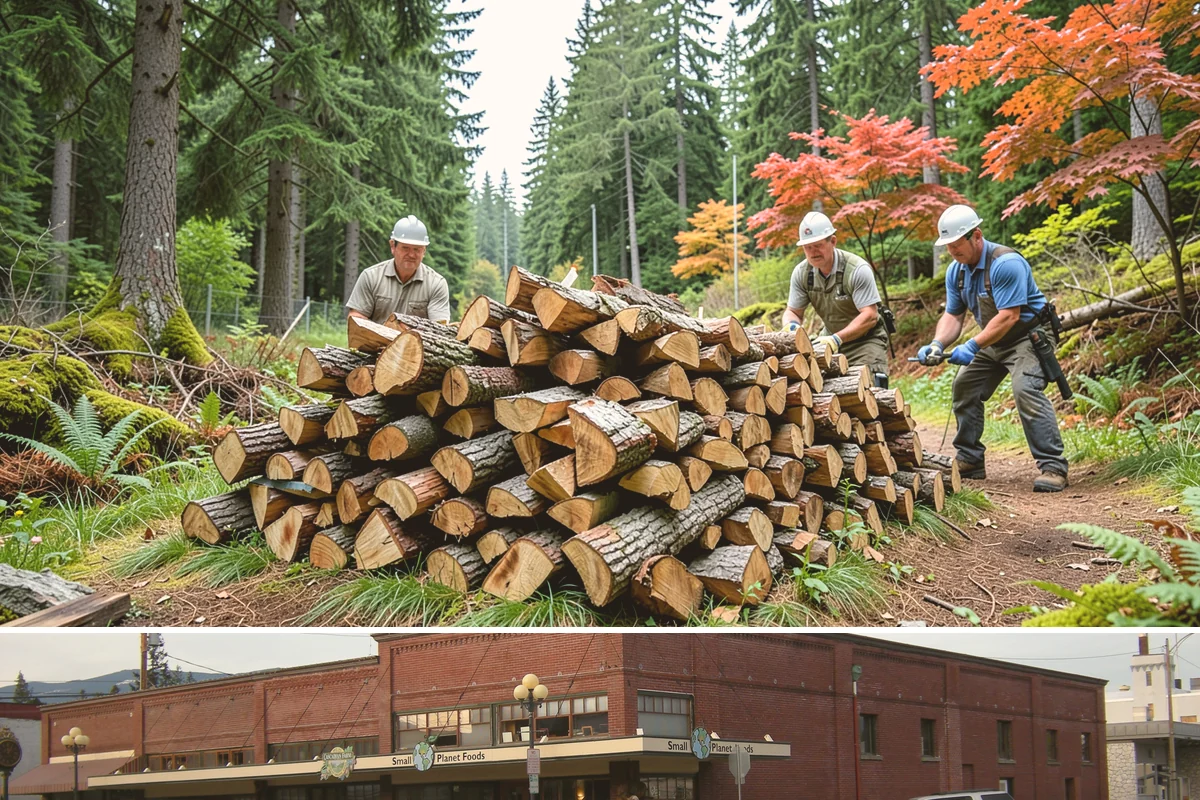 Air-Dried Firewood in Sedro-Woolley, Skagit County, WA - Available year-round, though spring and summer orders give you the widest selection of well-cured stock.