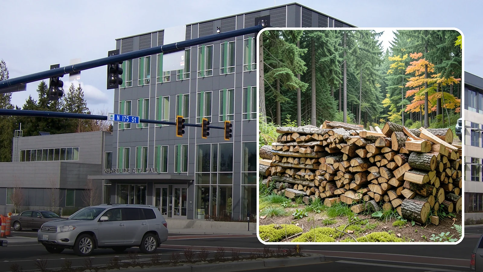 Air-Dried Firewood in Shoreline, King County, WA - Wood that has cured naturally outdoors through open-air seasoning for reliable burning.