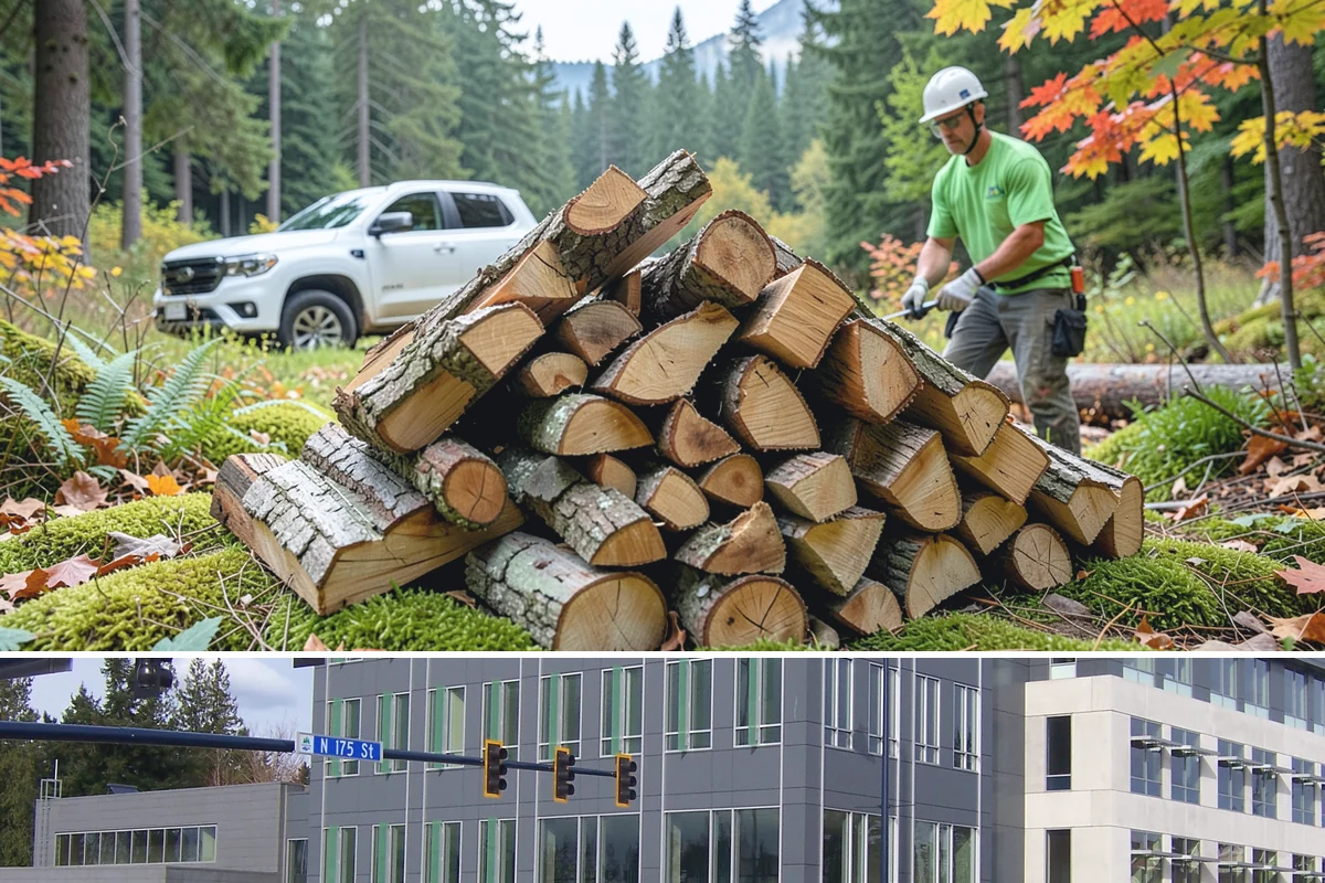Air-Dried Firewood in Shoreline, King County, WA - Available year-round, though spring and summer orders give you the widest selection of well-cured stock.