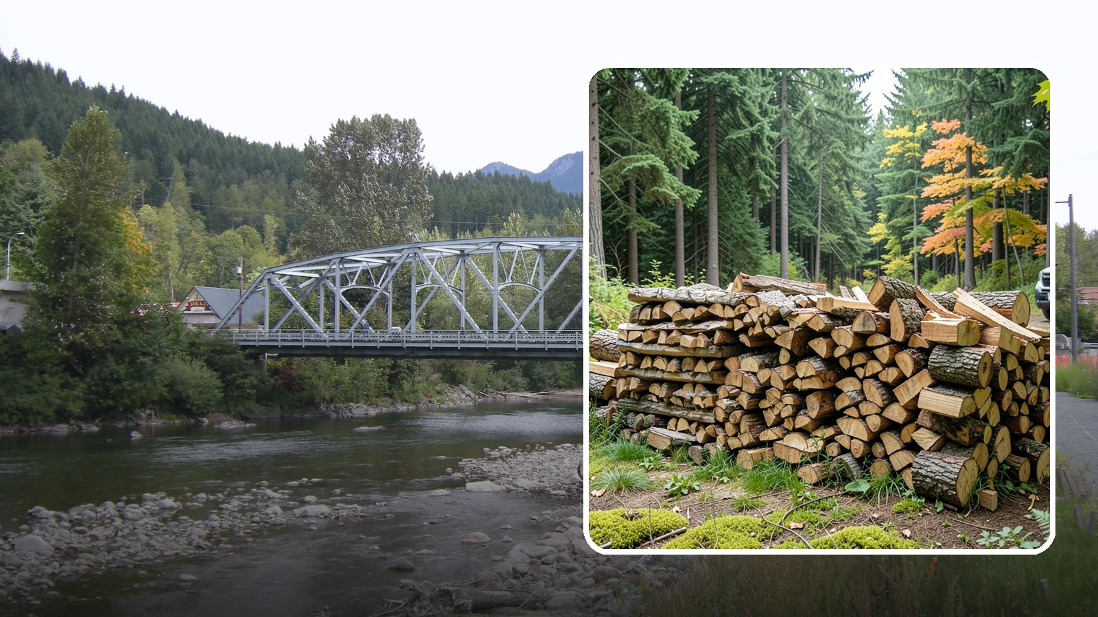 Air-Dried Firewood in Skykomish, King County, WA - Wood that has cured naturally outdoors through open-air seasoning for reliable burning.