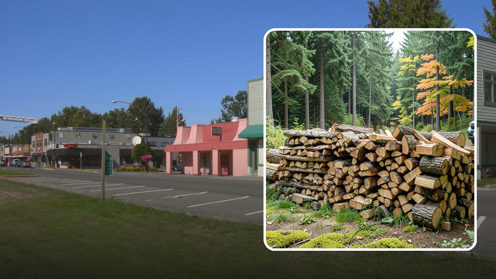 Air-Dried Firewood in Snoqualmie, King County, WA - Wood that has cured naturally outdoors through open-air seasoning for reliable burning.