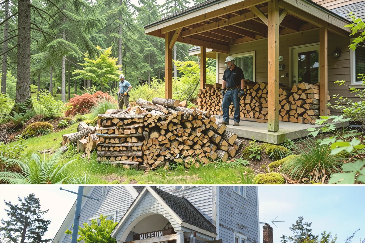 Air-Dried Firewood in Steilacoom, Pierce County, WA - Available year-round, though spring and summer orders give you the widest selection of well-cured stock.
