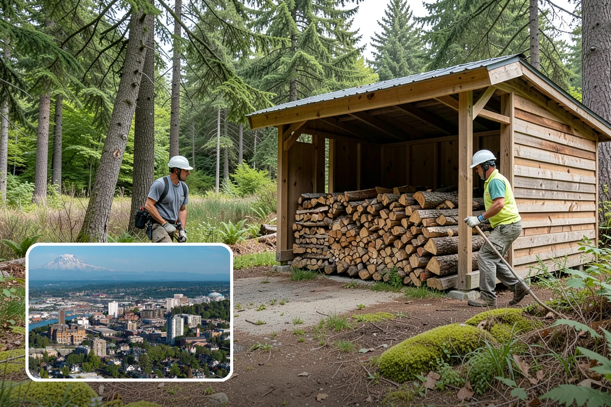 Air-Dried Firewood in Tacoma, Pierce County, WA - Naturally cured without added energy cost