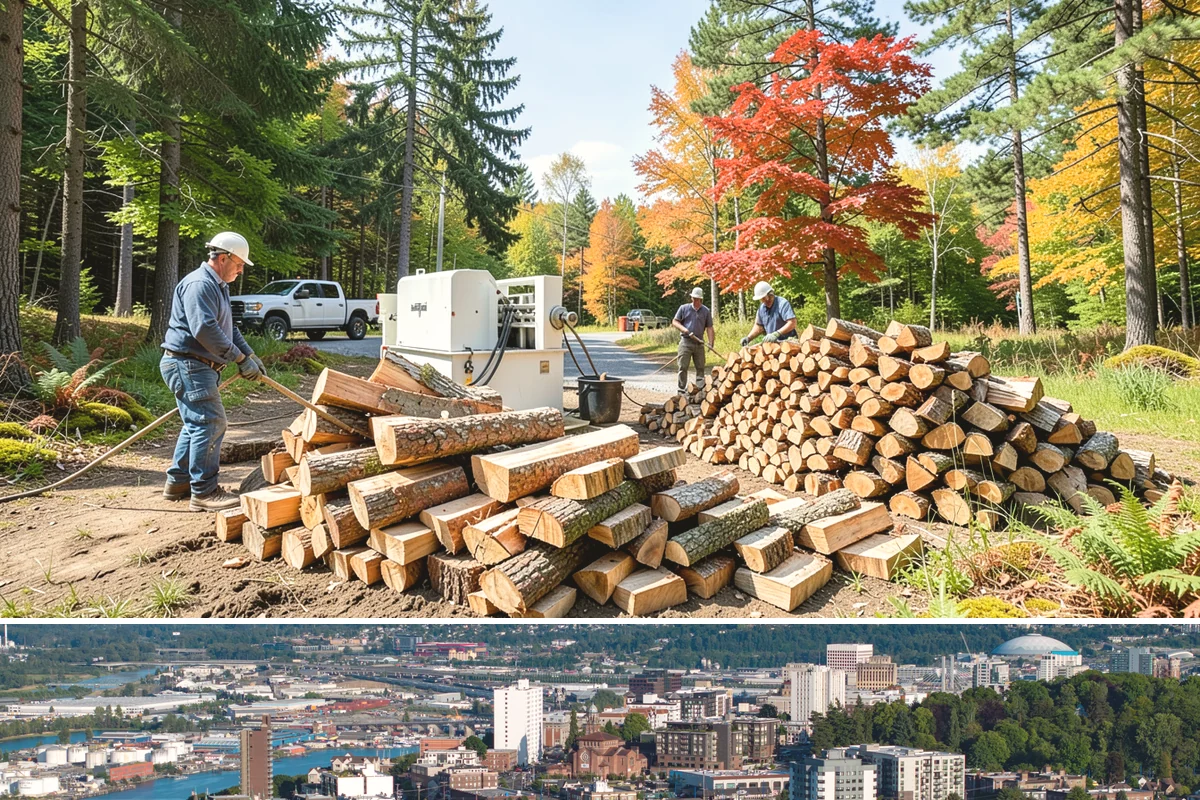 Air-Dried Firewood in Tacoma, Pierce County, WA - Available year-round, though spring and summer orders give you the widest selection of well-cured stock.