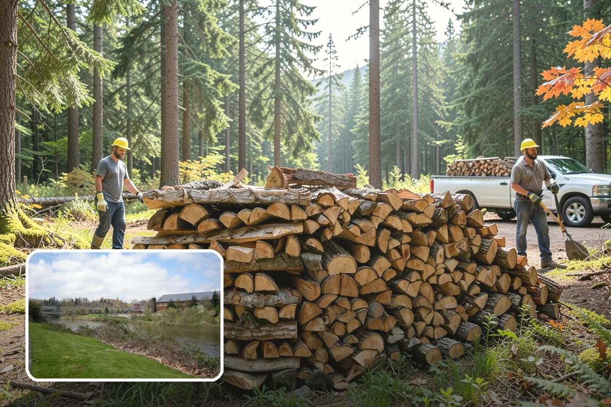 Air-Dried Firewood in Tukwila, King County, WA - Naturally cured without added energy cost