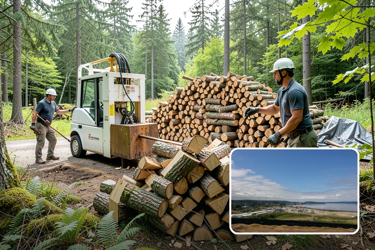 Air-Dried Firewood in University Place, Pierce County, WA - Naturally cured without added energy cost
