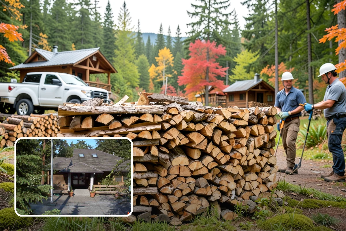 Air-Dried Firewood in Yarrow Point, King County, WA - Naturally cured without added energy cost