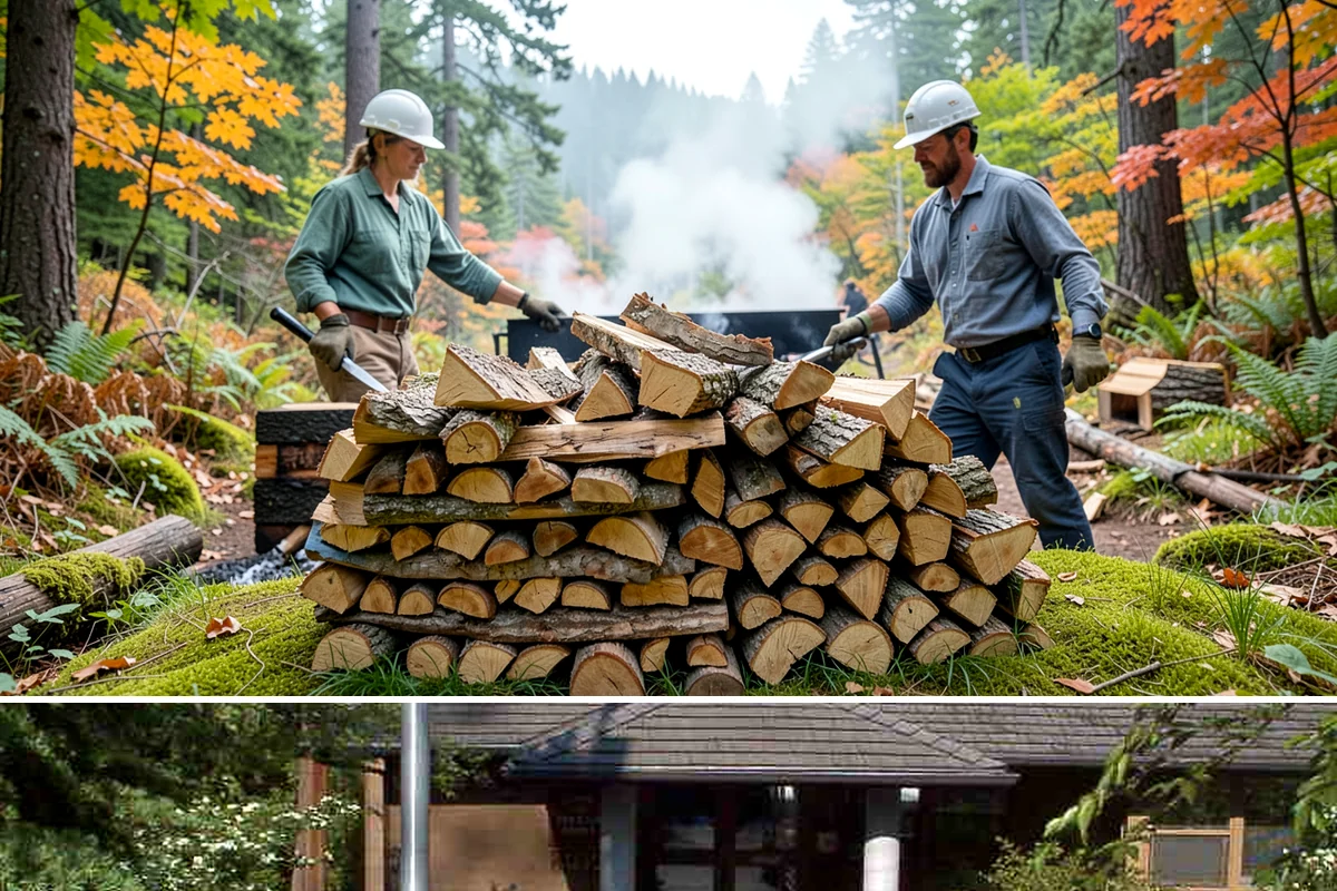 Air-Dried Firewood in Yarrow Point, King County, WA - Available year-round, though spring and summer orders give you the widest selection of well-cured stock.