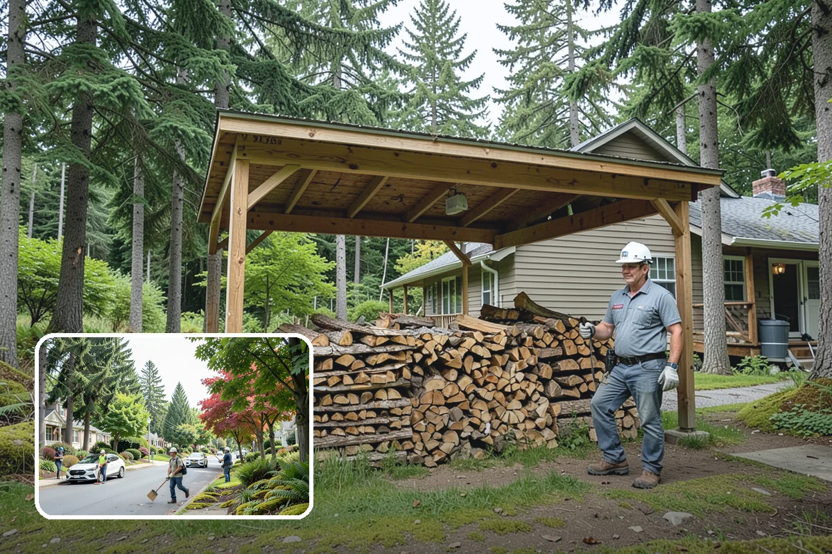 Airbnb Firewood in Beaux Arts Village, King County, WA - Recurring drops require zero host involvement