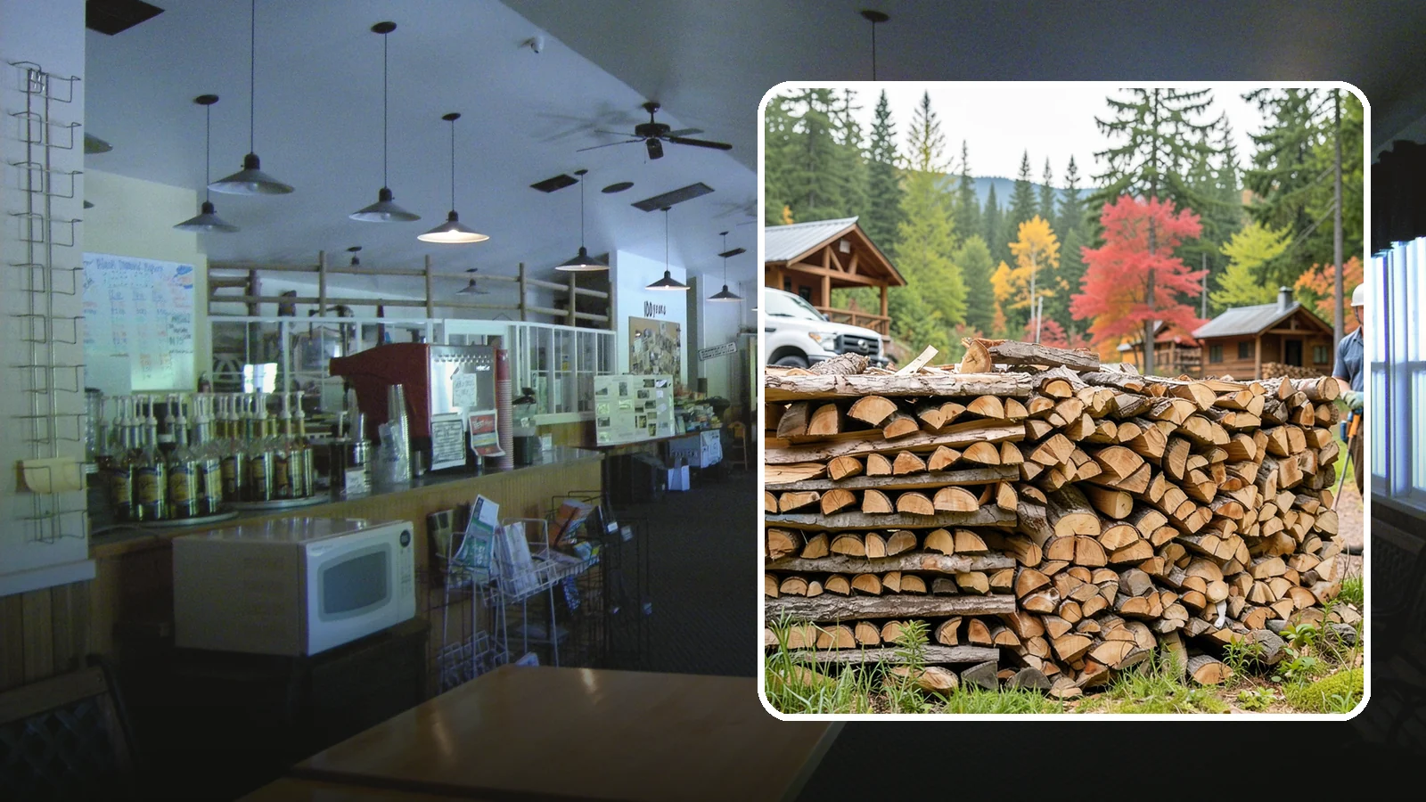 Airbnb Firewood in Black Diamond, King County, WA - Hands-off firewood delivery and restocking built for busy Airbnb hosts.