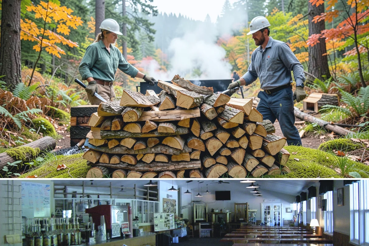 Airbnb Firewood in Black Diamond, King County, WA - Reservations climb in the warm months and holidays, so raise restock frequency before peak dates.