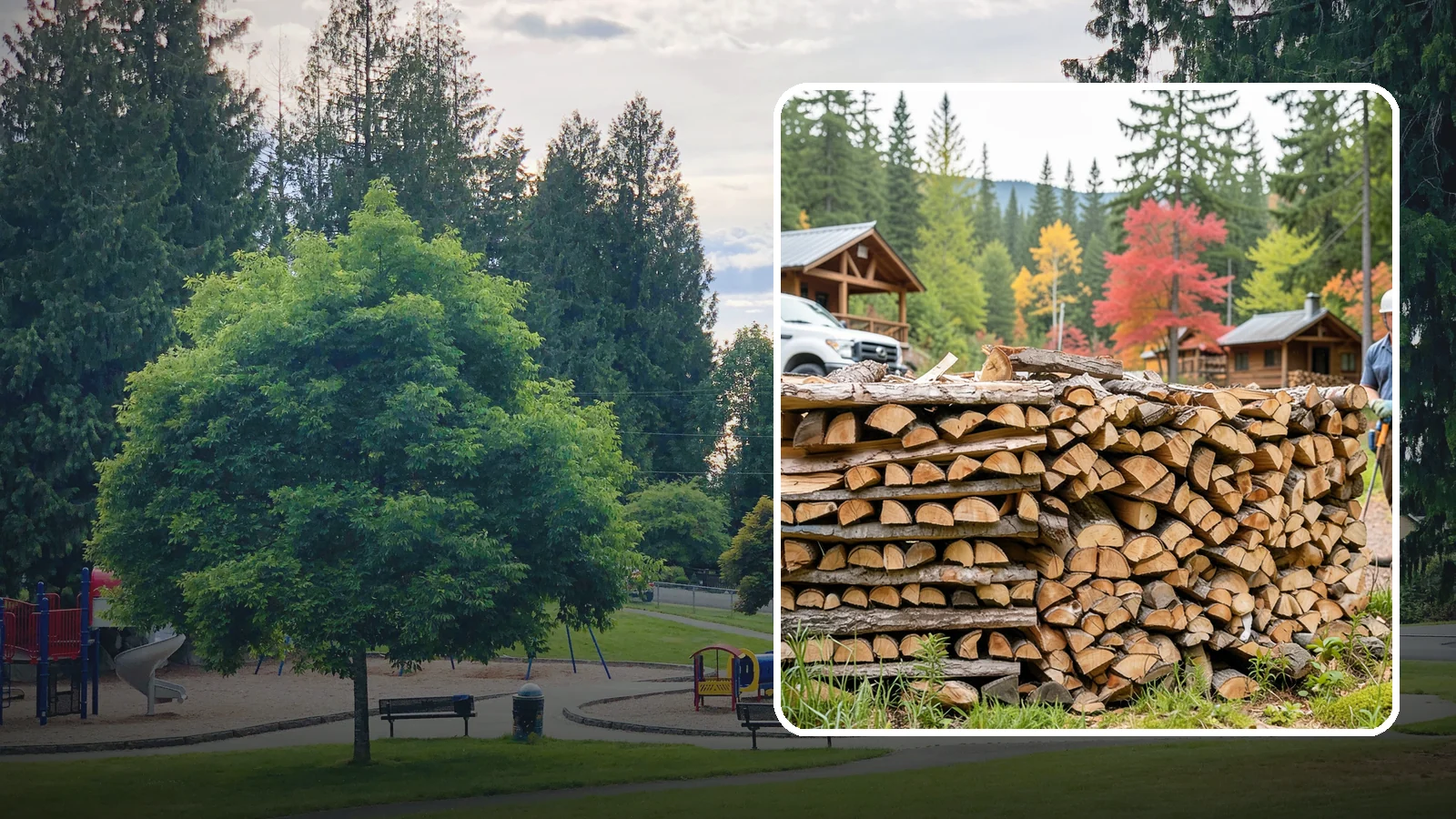 Airbnb Firewood in Bonney Lake, Pierce County, WA - Hands-off firewood delivery and restocking built for busy Airbnb hosts.