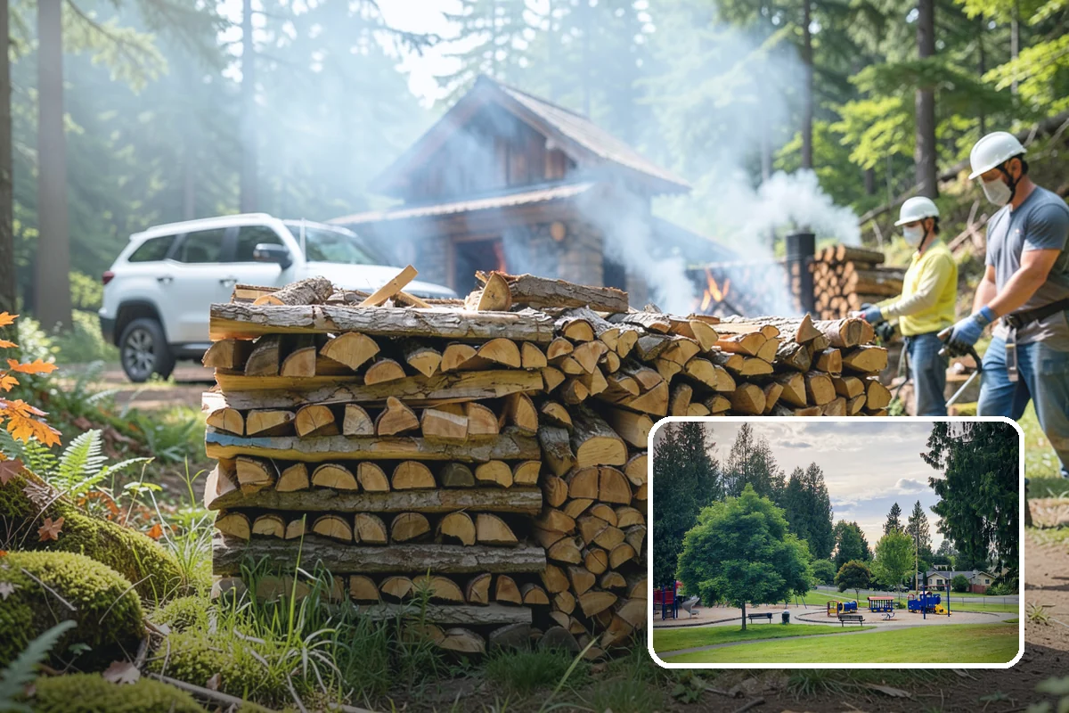 Airbnb Firewood in Bonney Lake, Pierce County, WA - Recurring drops require zero host involvement