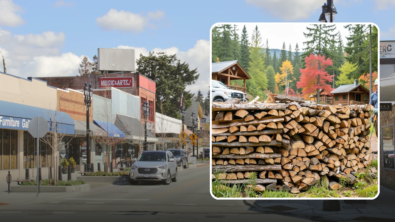 Airbnb Firewood in Bothell, King County, WA - Hands-off firewood delivery and restocking built for busy Airbnb hosts.
