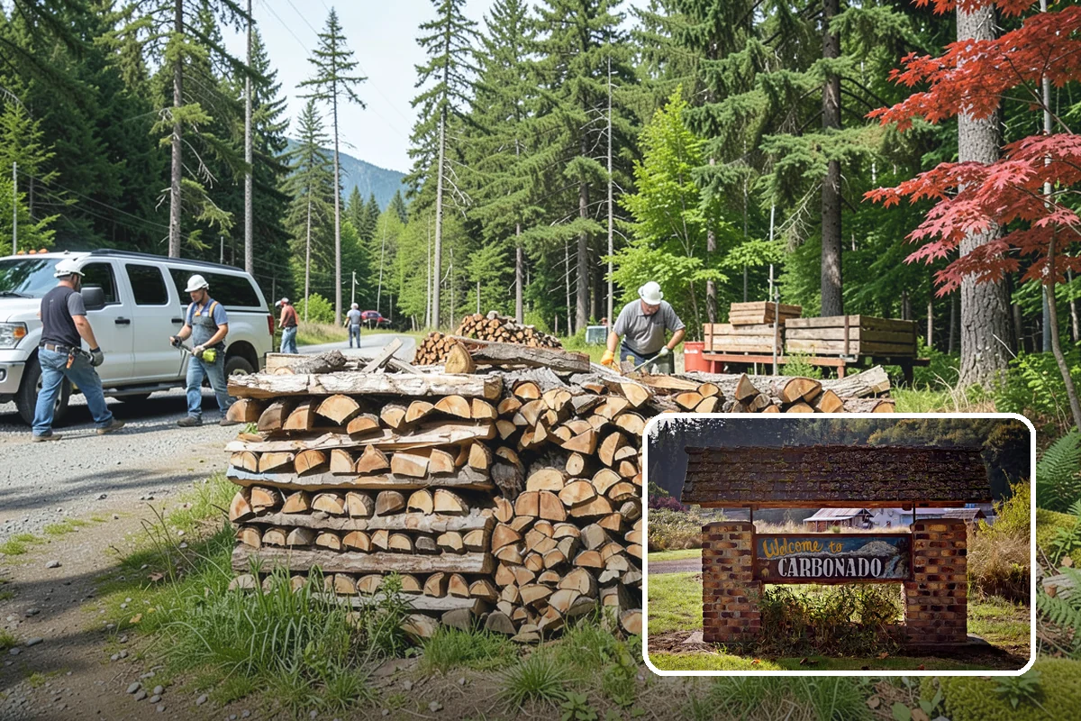 Airbnb Firewood in Carbonado, Pierce County, WA - Recurring drops require zero host involvement