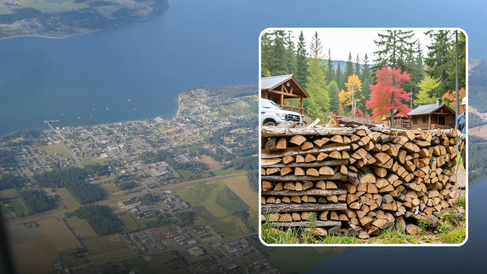 Airbnb Firewood in Coupeville, Island County, WA - Hands-off firewood delivery and restocking built for busy Airbnb hosts.
