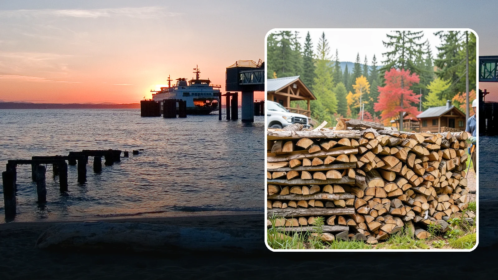 Airbnb Firewood in Edmonds, Snohomish County, WA - Hands-off firewood delivery and restocking built for busy Airbnb hosts.