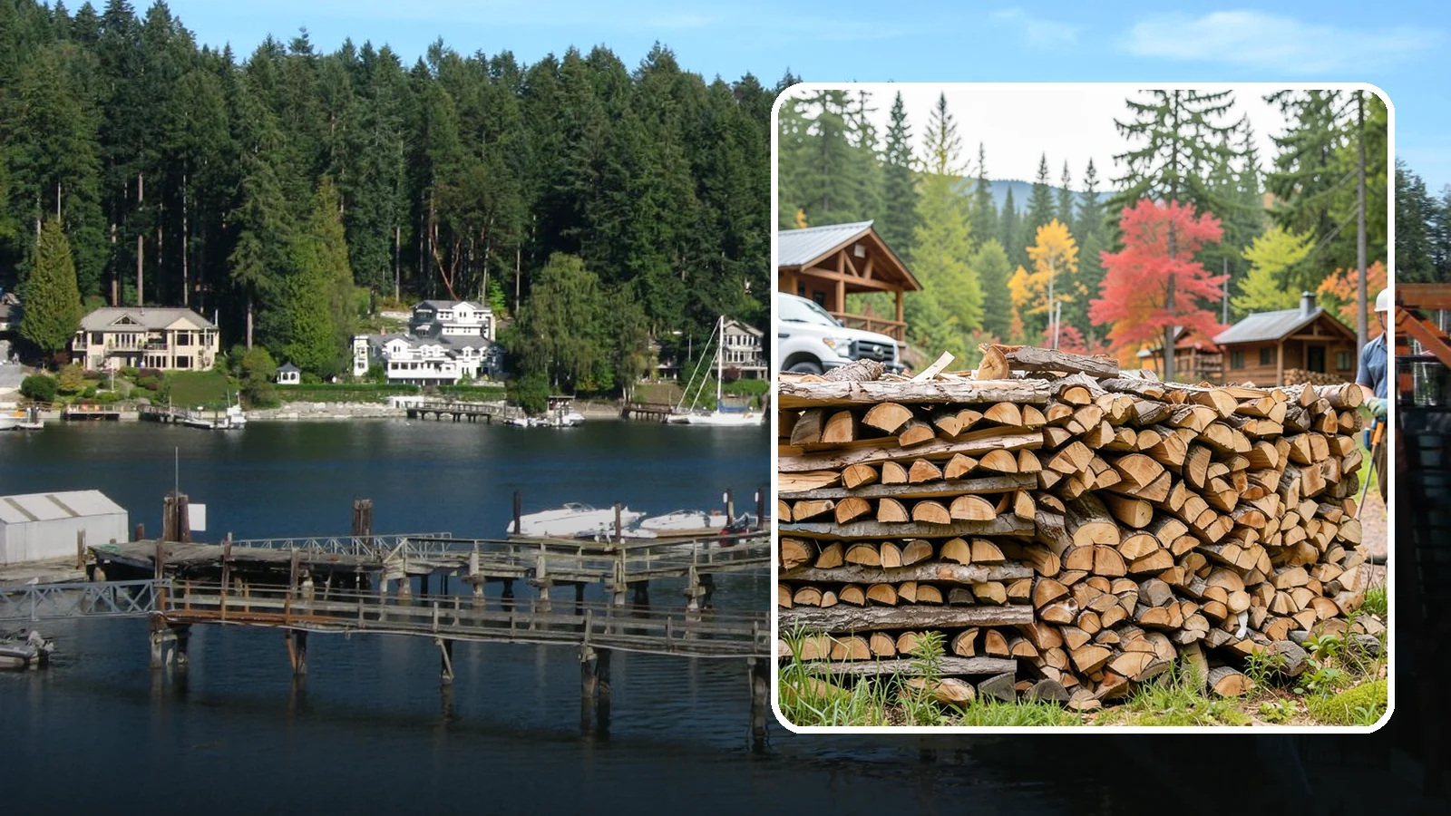 Airbnb Firewood in Gig Harbor, Pierce County, WA - Hands-off firewood delivery and restocking built for busy Airbnb hosts.