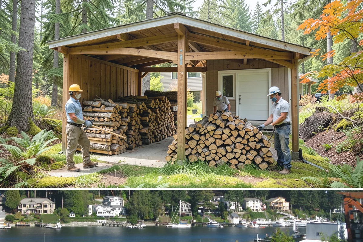 Airbnb Firewood in Gig Harbor, Pierce County, WA - Reservations climb in the warm months and holidays, so raise restock frequency before peak dates.
