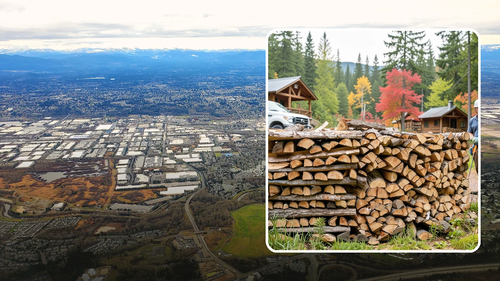 Airbnb Firewood in Kent, King County, WA - Hands-off firewood delivery and restocking built for busy Airbnb hosts.