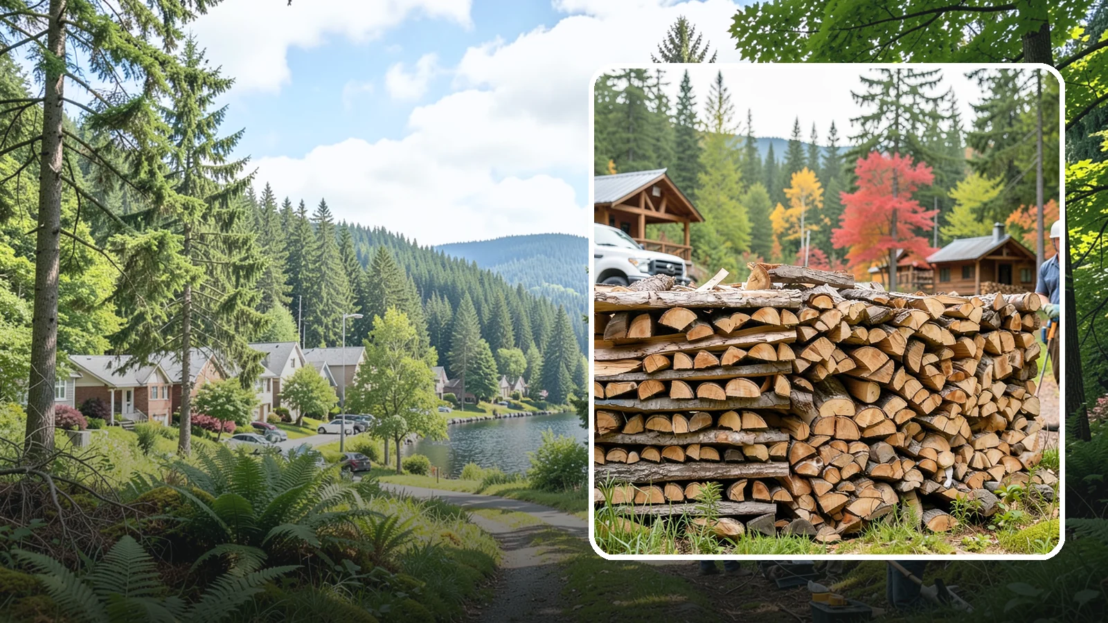 Airbnb Firewood in Lake Forest Park, King County, WA - Hands-off firewood delivery and restocking built for busy Airbnb hosts.