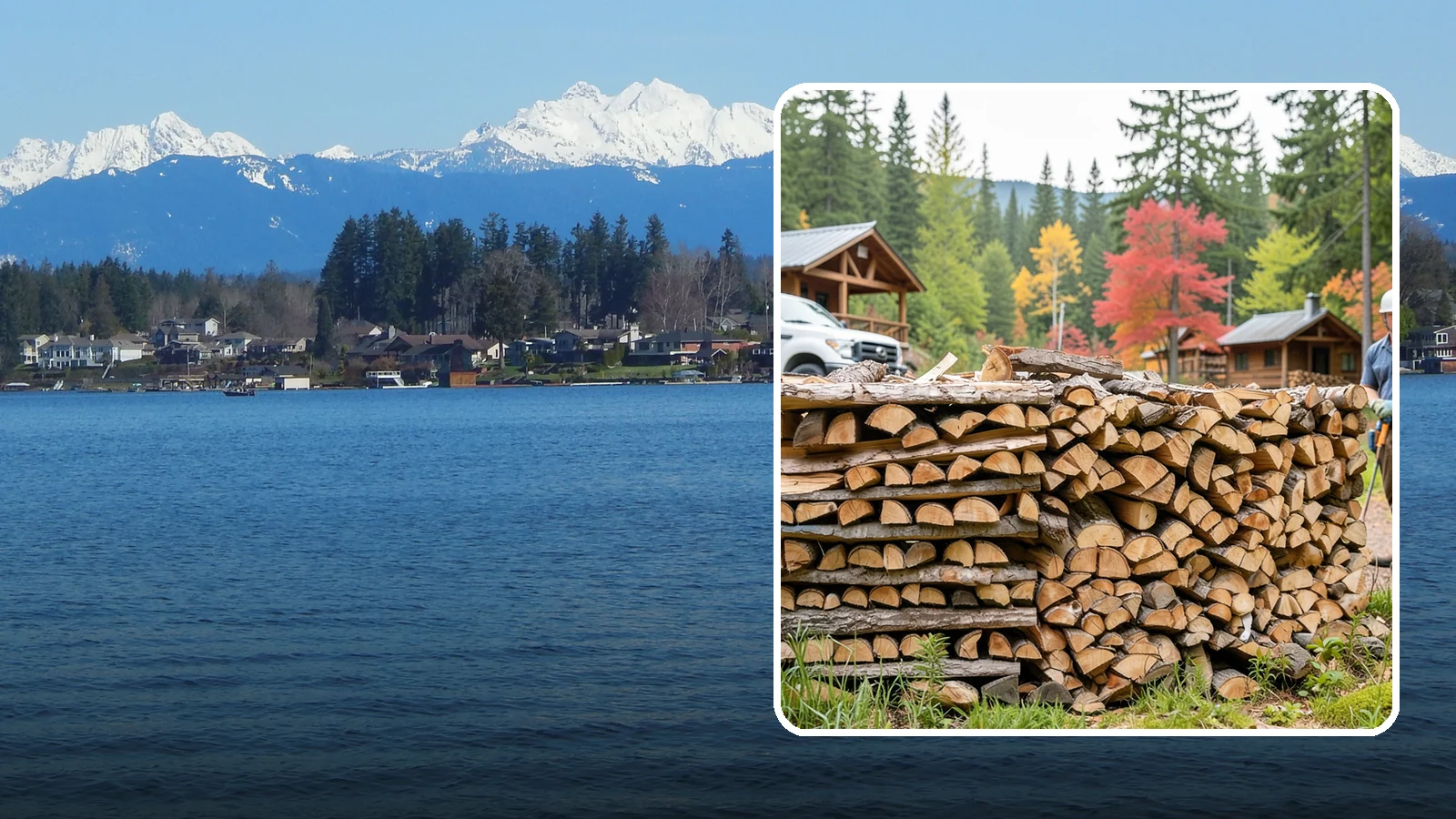 Airbnb Firewood in Lake Stevens, Snohomish County, WA - Hands-off firewood delivery and restocking built for busy Airbnb hosts.