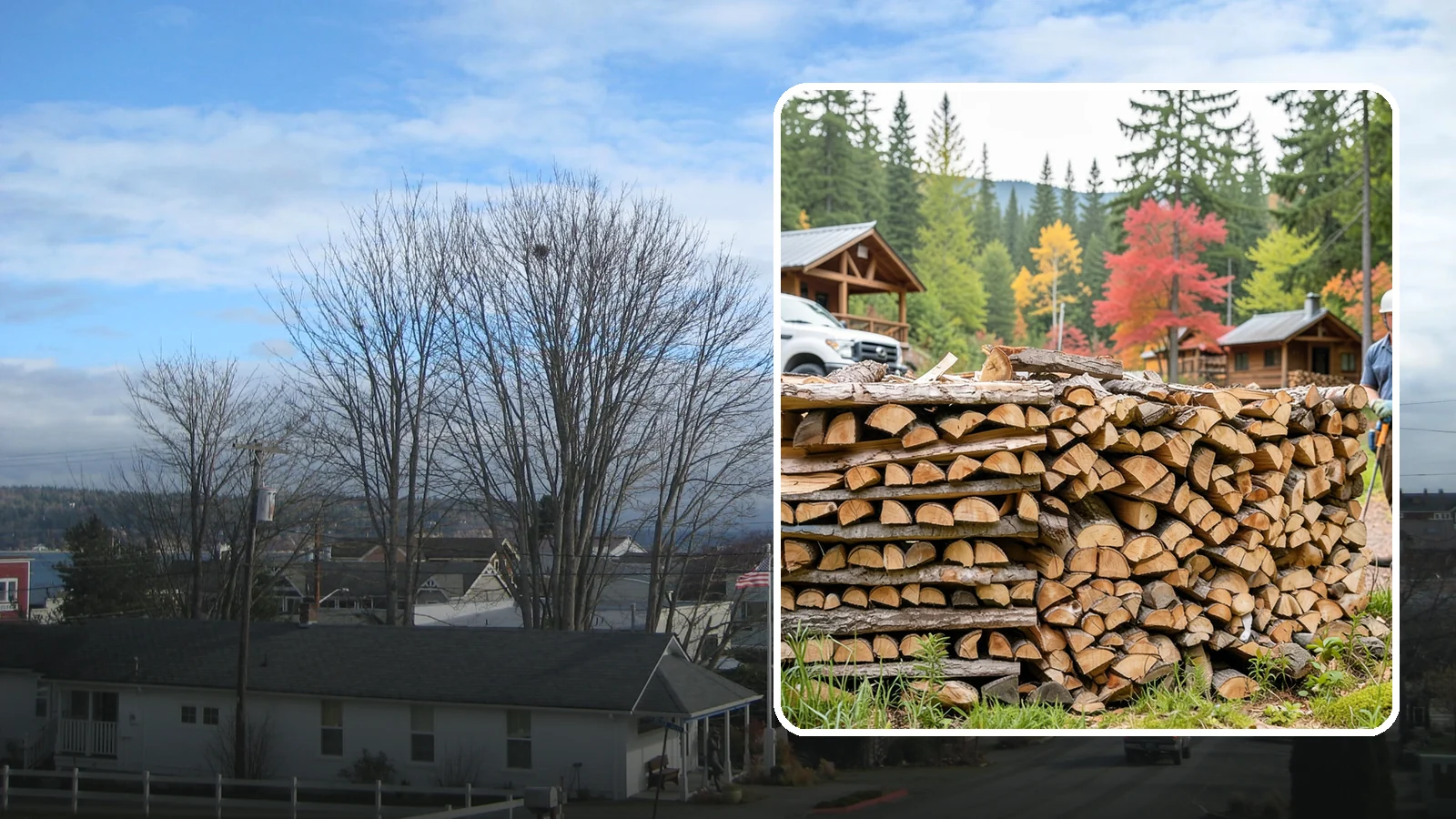 Airbnb Firewood in Langley, Island County, WA - Hands-off firewood delivery and restocking built for busy Airbnb hosts.