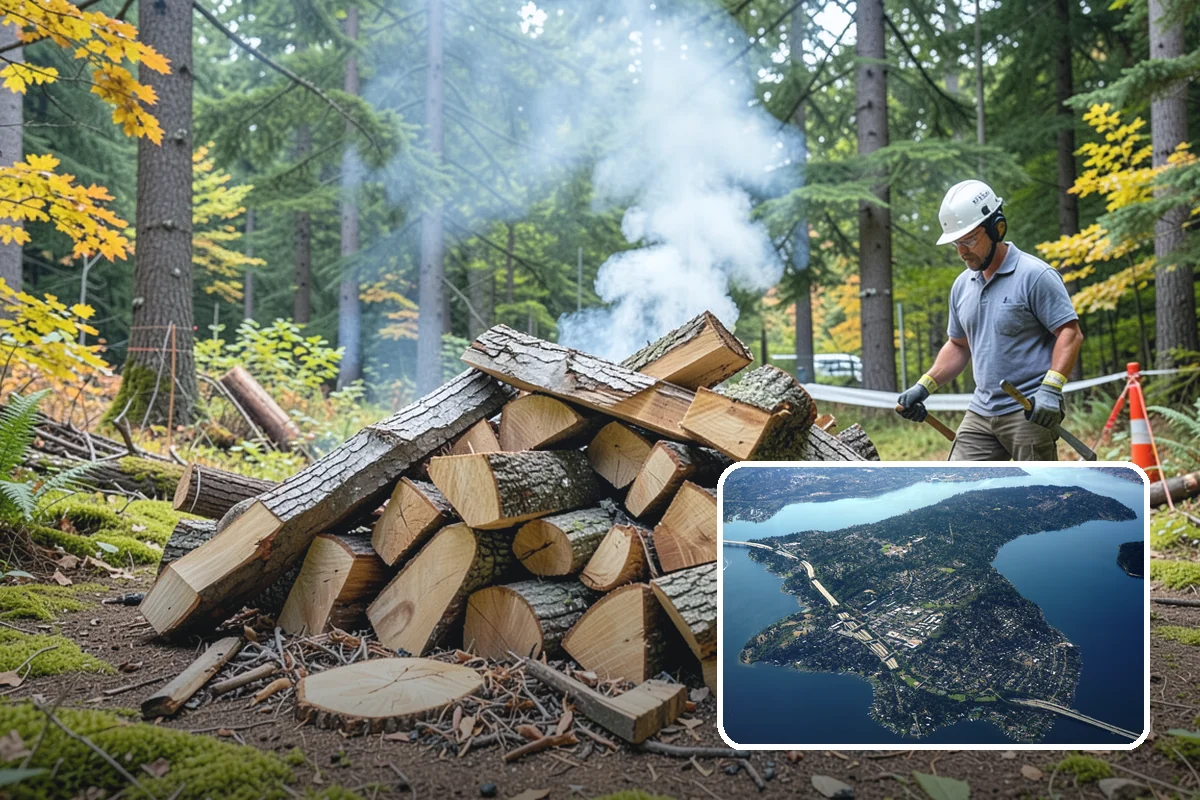 Airbnb Firewood in Mercer Island, King County, WA - Recurring drops require zero host involvement