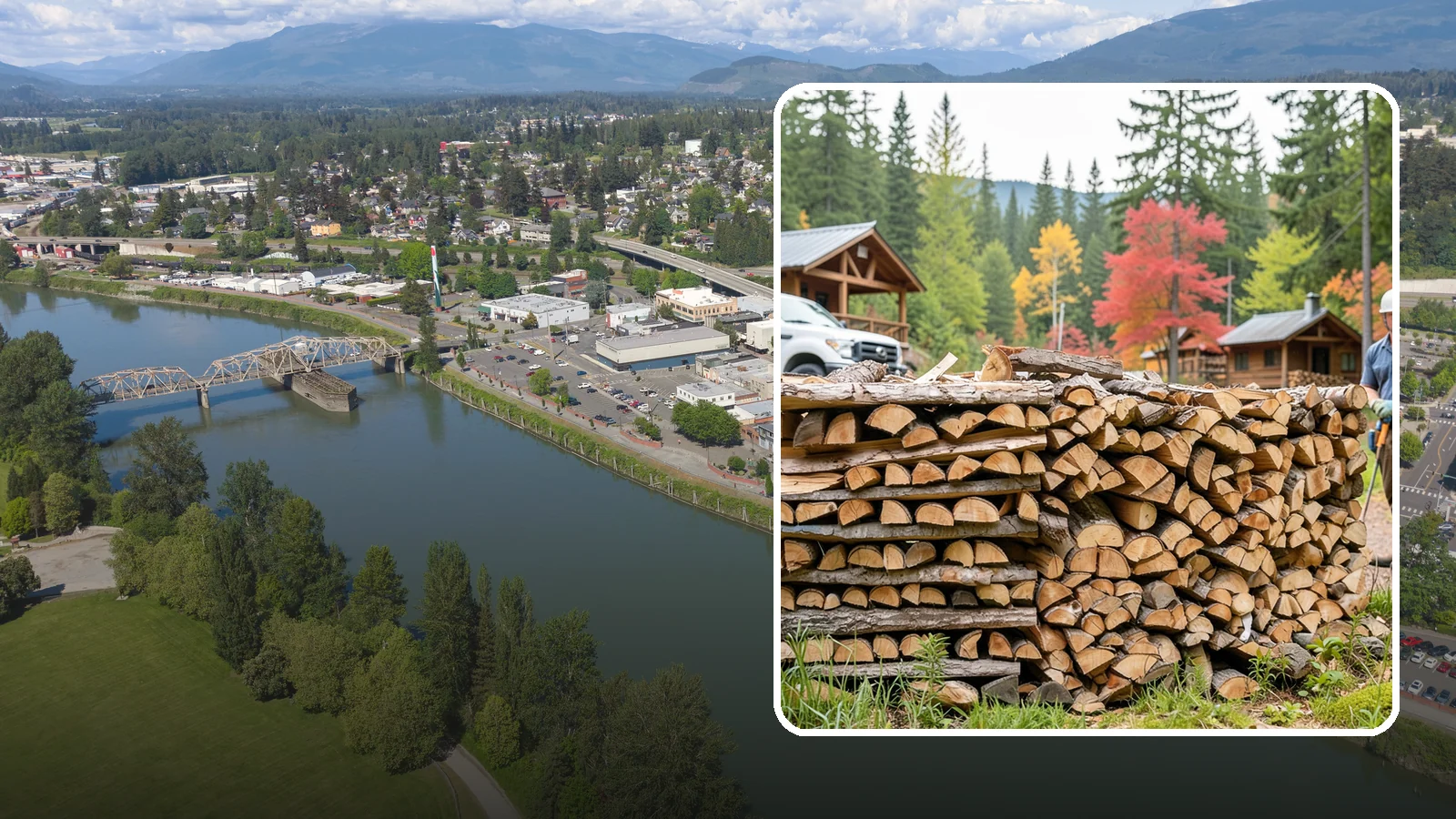 Airbnb Firewood in Mount Vernon, Skagit County, WA - Hands-off firewood delivery and restocking built for busy Airbnb hosts.