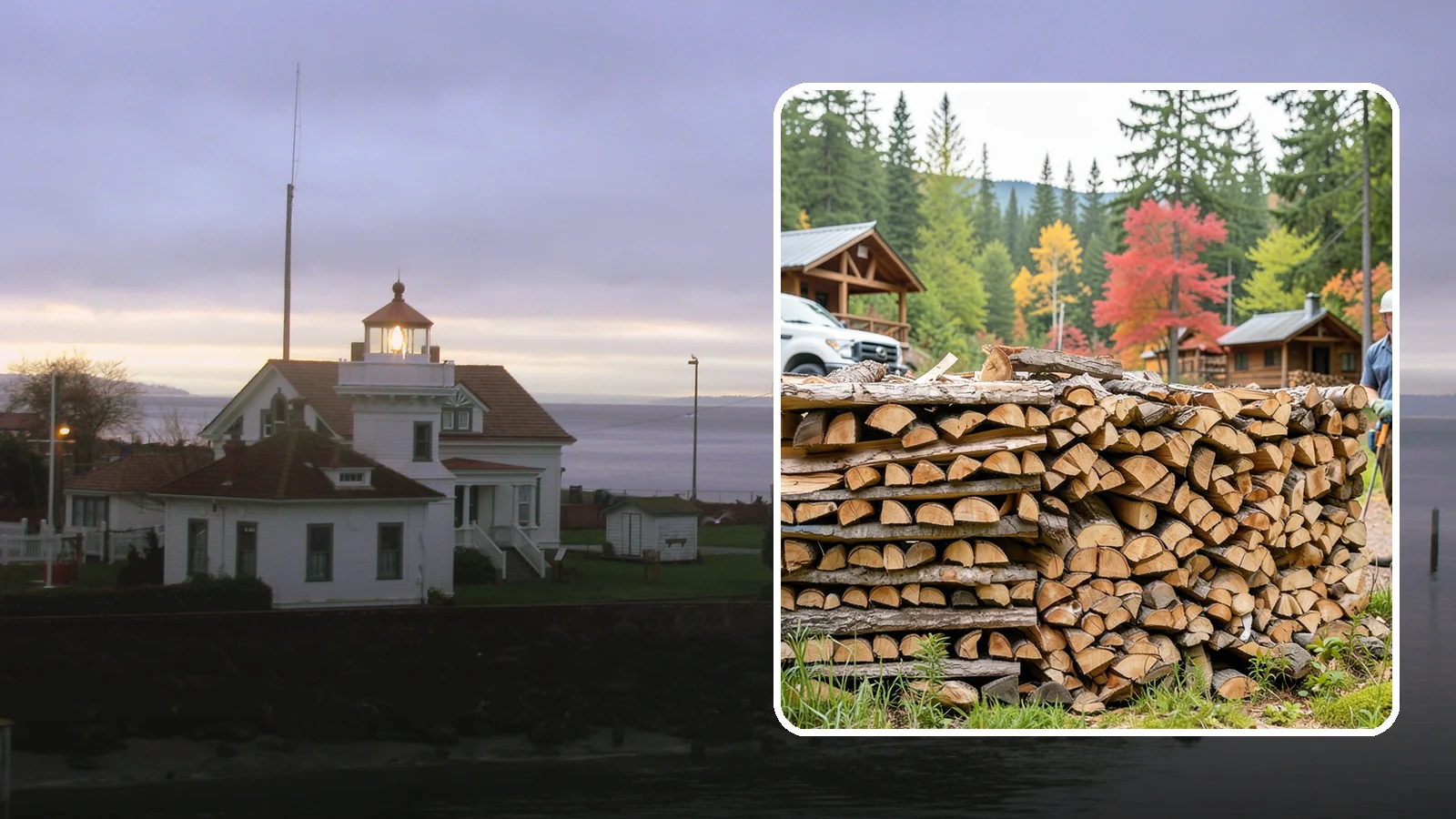 Airbnb Firewood in Mukilteo, Snohomish County, WA - Hands-off firewood delivery and restocking built for busy Airbnb hosts.