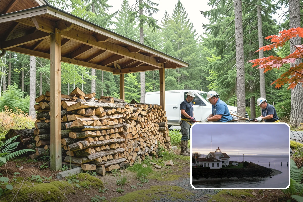 Airbnb Firewood in Mukilteo, Snohomish County, WA - Recurring drops require zero host involvement