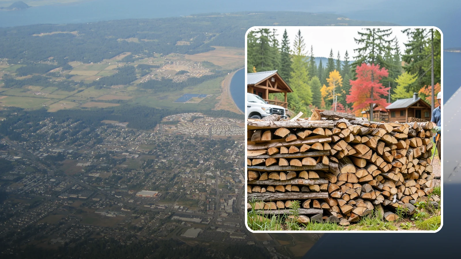 Airbnb Firewood in Oak Harbor, Island County, WA - Hands-off firewood delivery and restocking built for busy Airbnb hosts.
