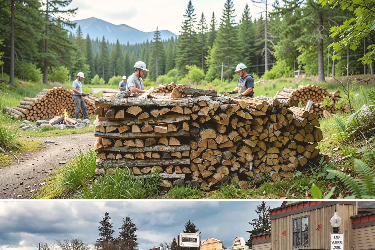 Airbnb Firewood in Roy, Pierce County, WA - Reservations climb in the warm months and holidays, so raise restock frequency before peak dates.