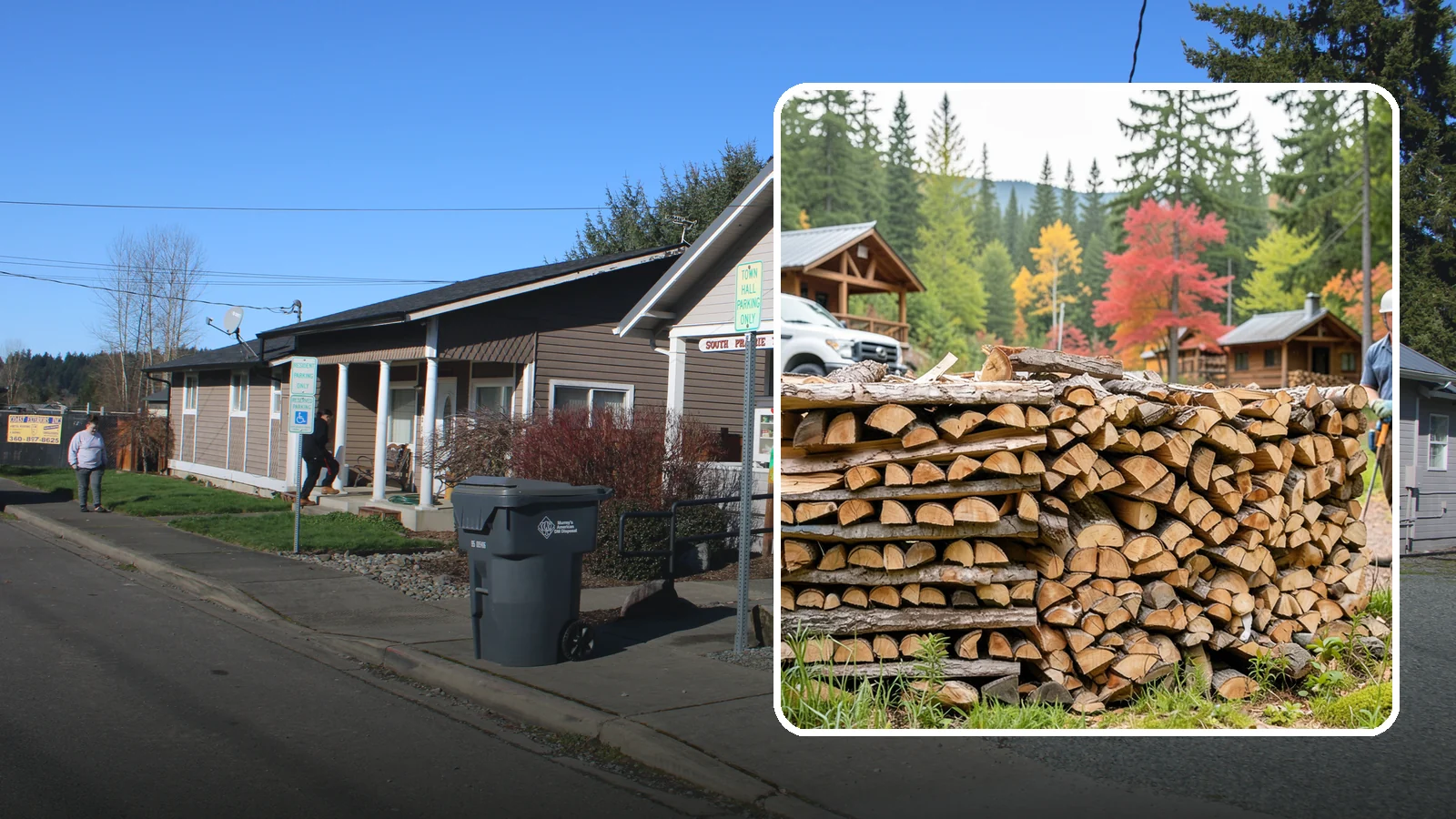 Airbnb Firewood in South Prairie, Pierce County, WA - Hands-off firewood delivery and restocking built for busy Airbnb hosts.