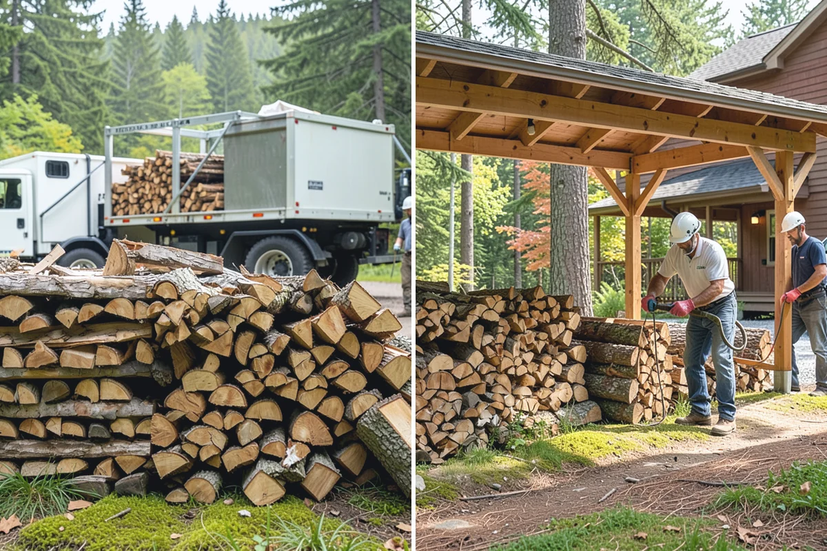 Airbnb Firewood in South Prairie, Pierce County, WA - Share your listing address and turnover rhythm