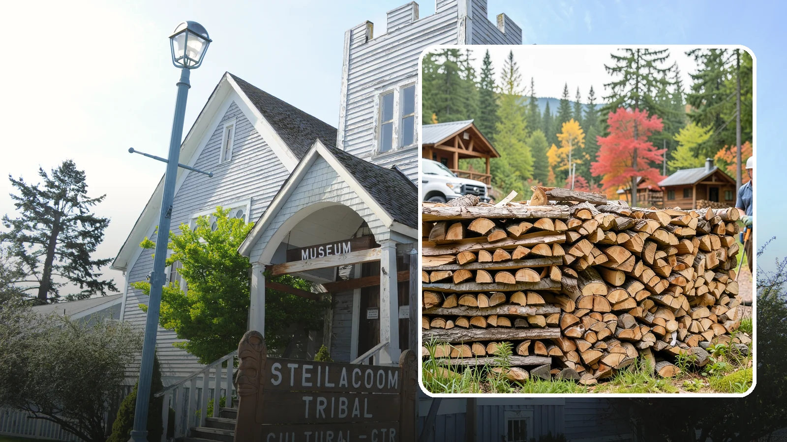 Airbnb Firewood in Steilacoom, Pierce County, WA - Hands-off firewood delivery and restocking built for busy Airbnb hosts.