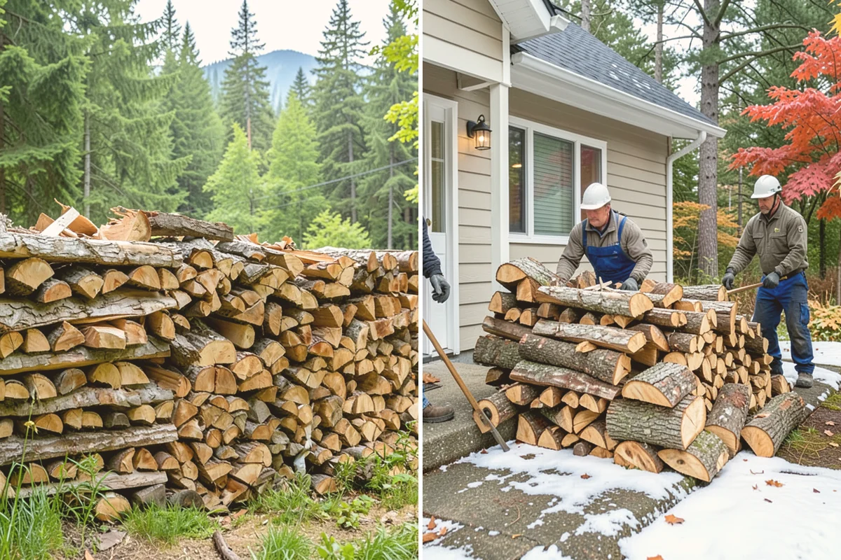 Backyard Delivery in Bellevue, King County, WA - Show us the gate or path to the backyard