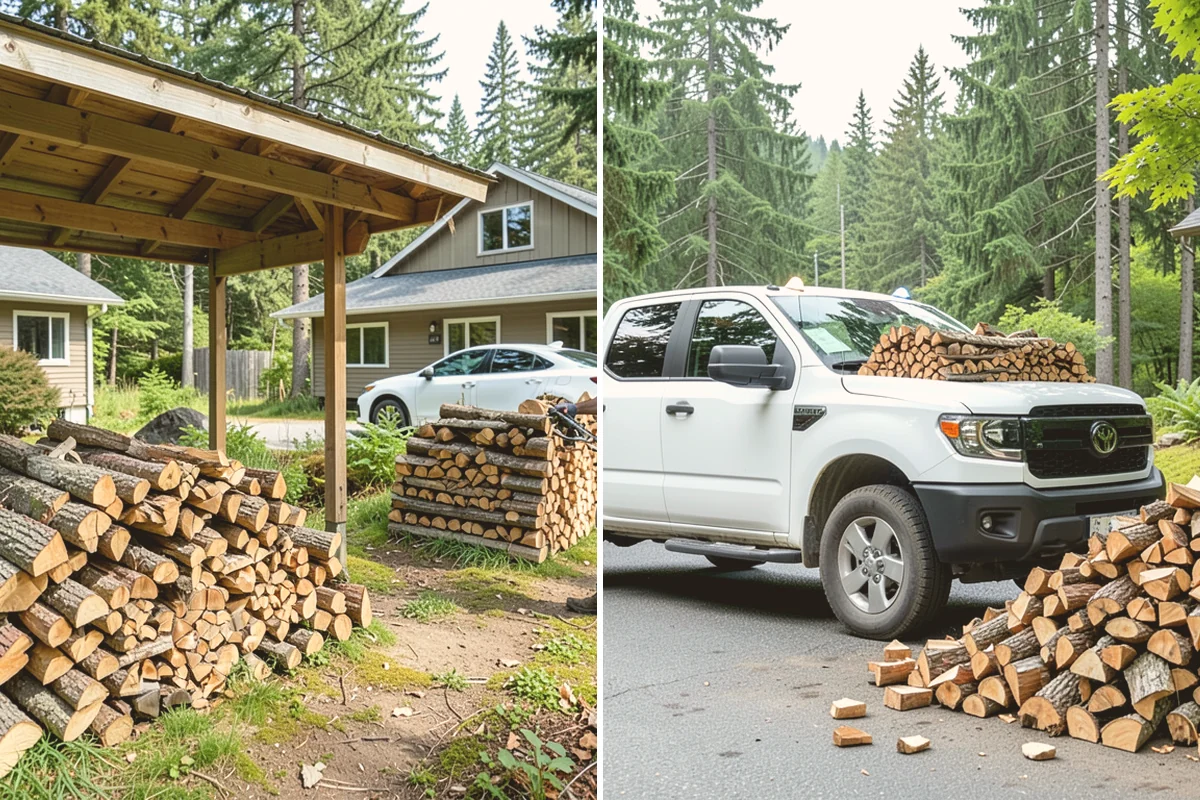 Backyard Delivery in Bothell, King County, WA - Show us the gate or path to the backyard
