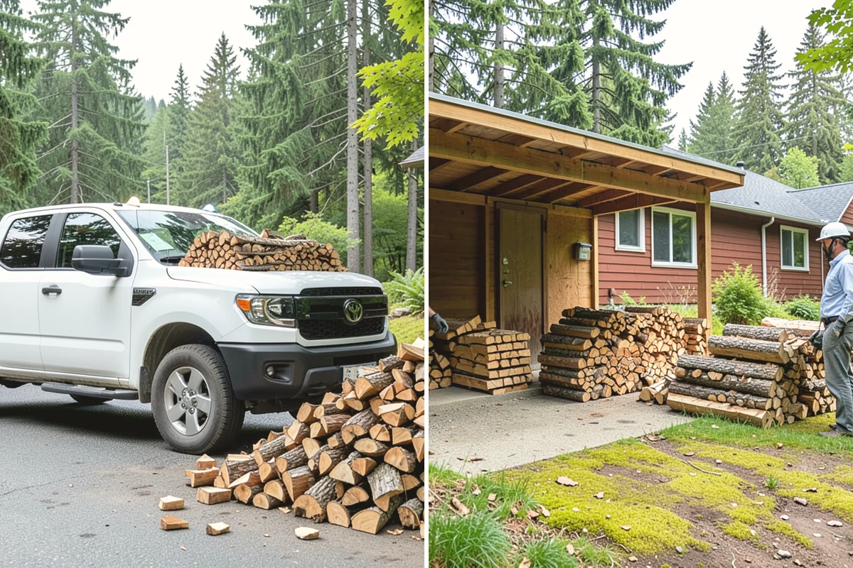 Backyard Delivery in Burlington, Skagit County, WA - Show us the gate or path to the backyard