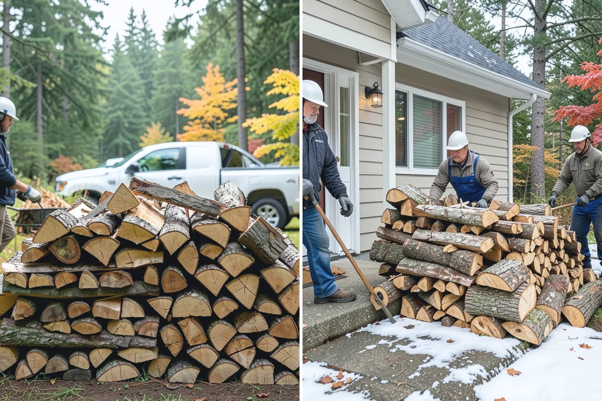 Backyard Delivery in Coupeville, Island County, WA - Show us the gate or path to the backyard