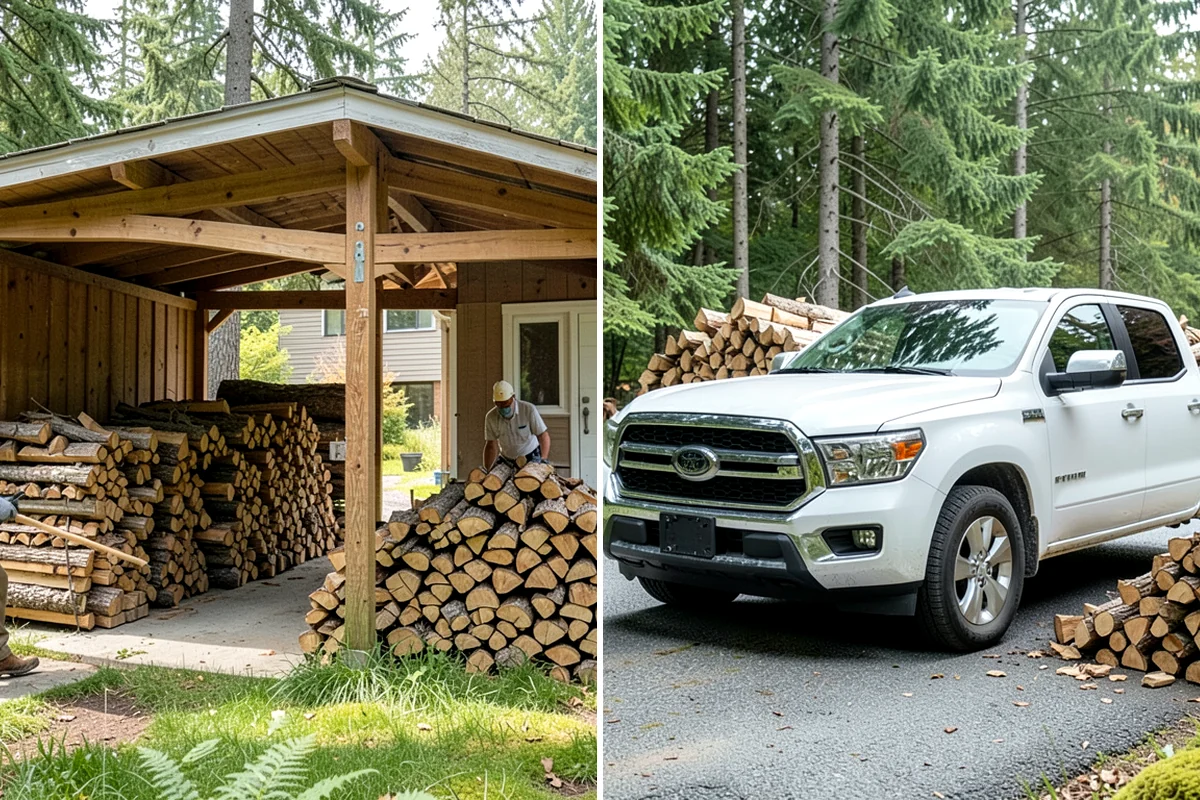 Backyard Delivery in Gig Harbor, Pierce County, WA - Show us the gate or path to the backyard