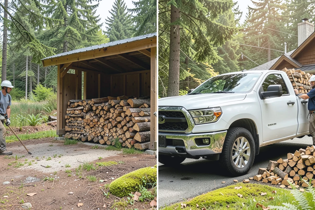 Backyard Delivery in Granite Falls, Snohomish County, WA - Show us the gate or path to the backyard